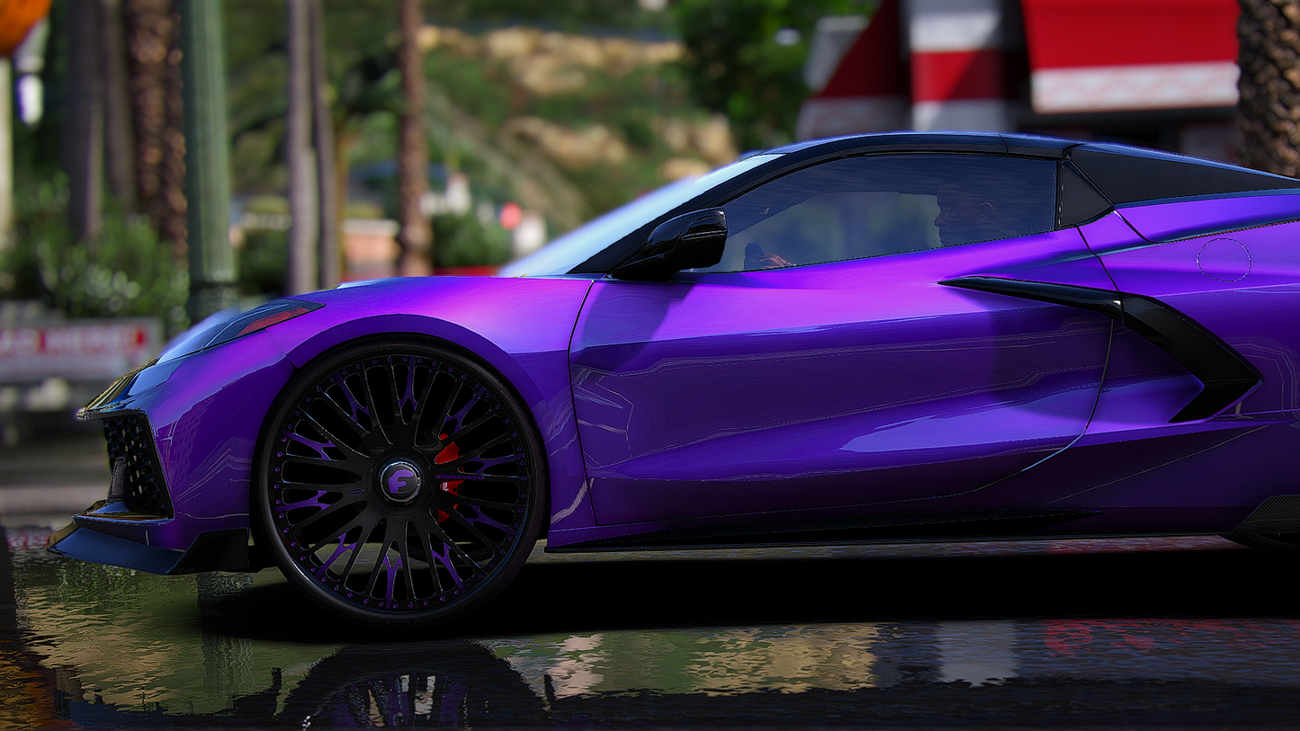 2022 c8 with the animated roof