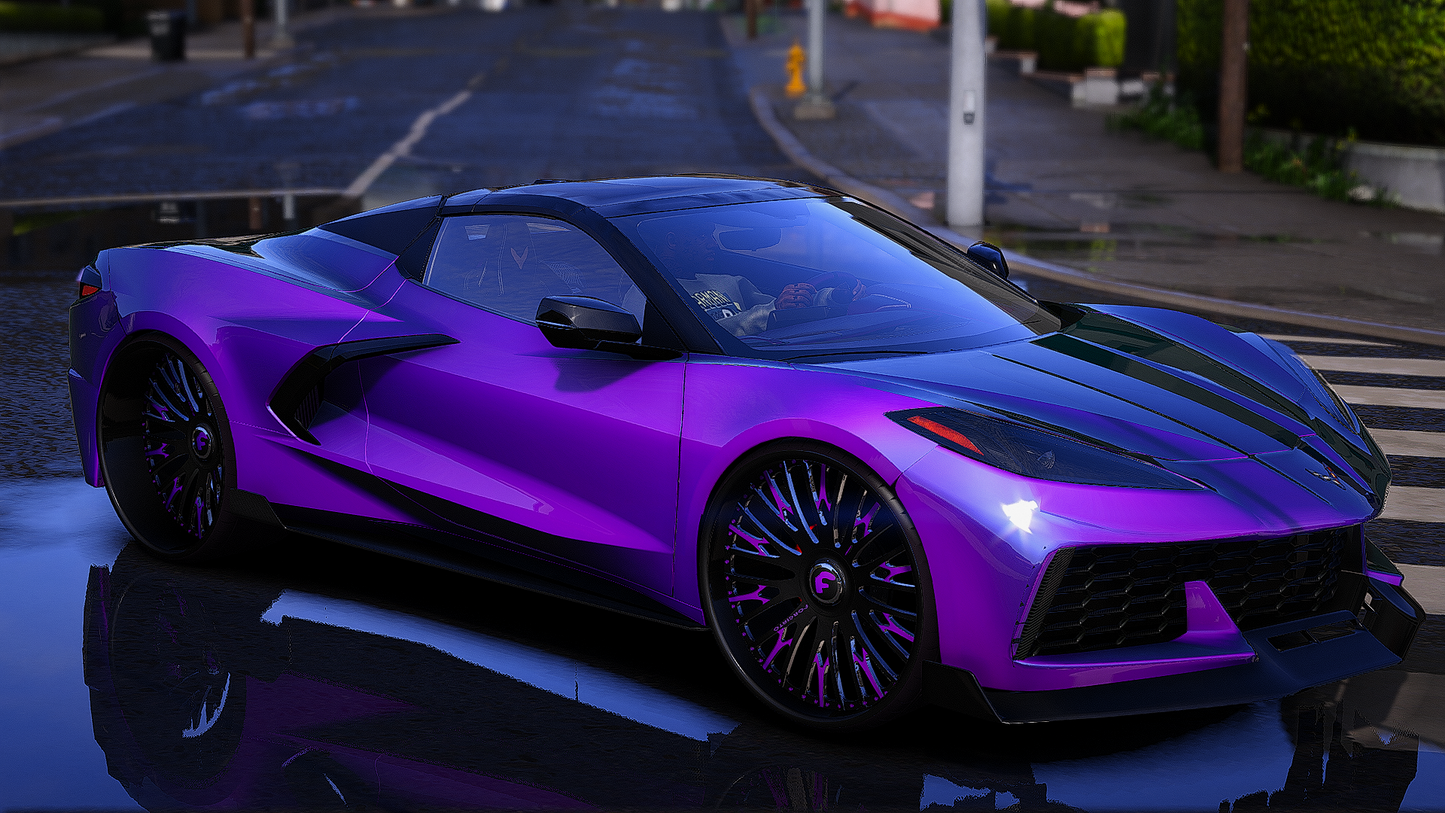 2022 c8 with the animated roof