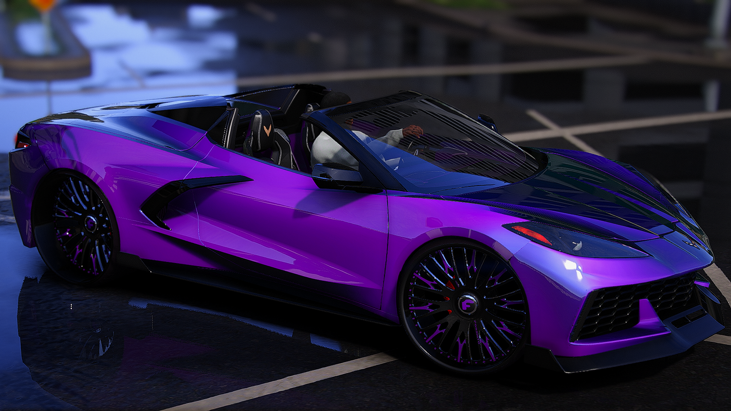 2022 c8 with the animated roof
