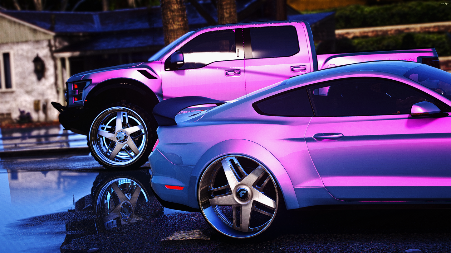 2023 raptor truck and mustang pack