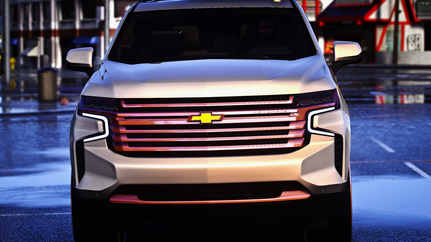 2021 SUBURBAN WITH THE SINGLE CAR TRAILER