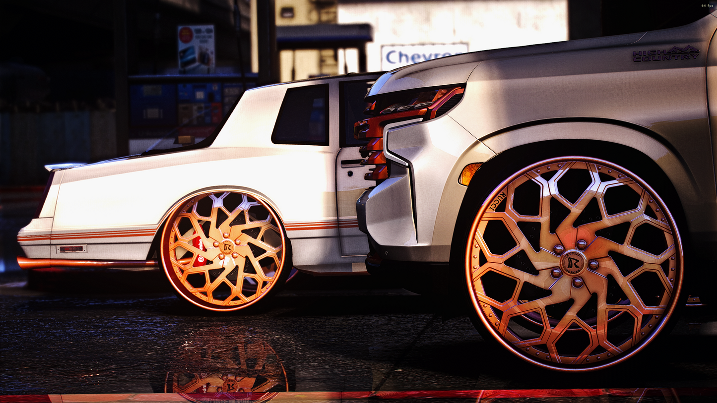 2021 SUBURBAN WITH THE SINGLE CAR TRAILER