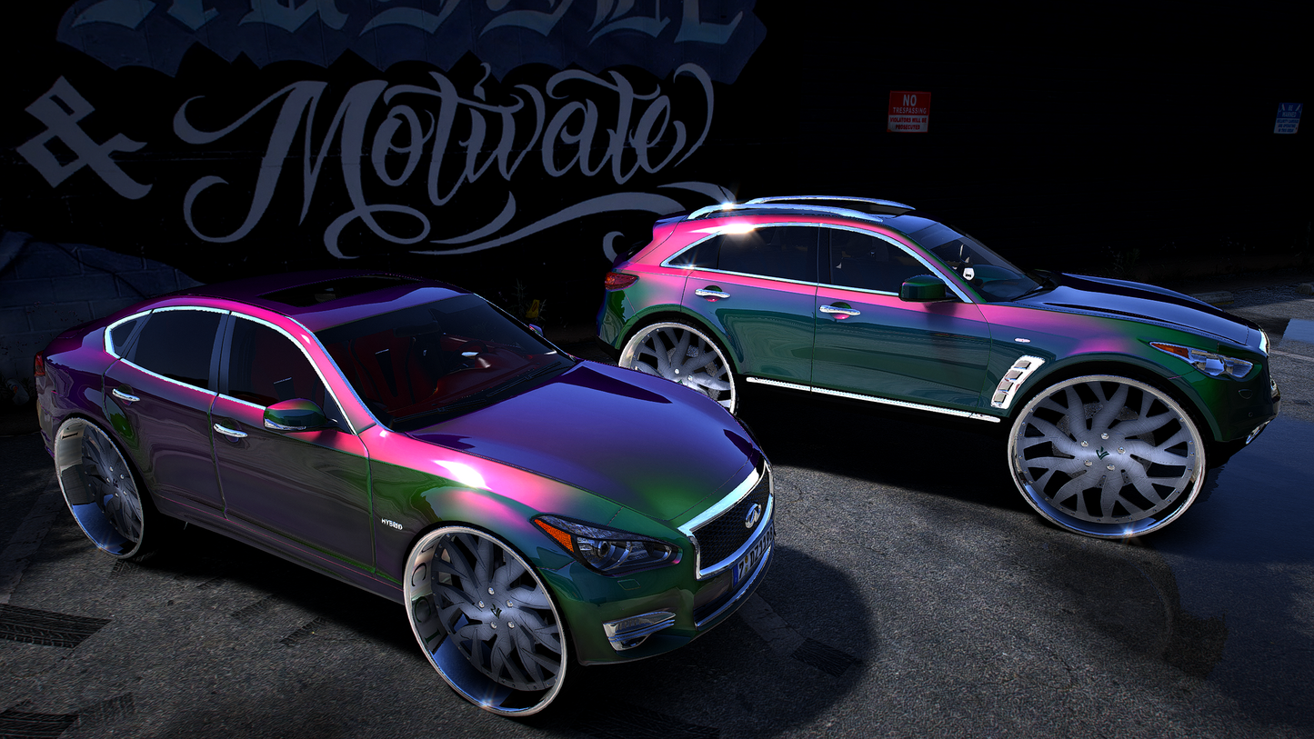 Infinity Q70 and Q50