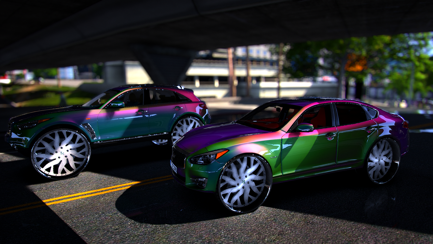 Infinity Q70 and Q50