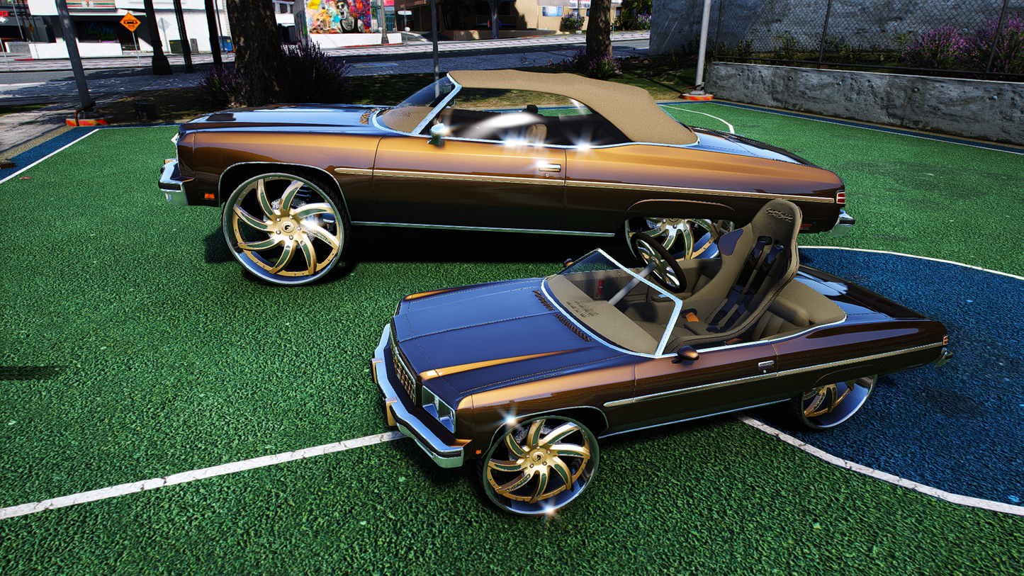 75 Donk w/ matching Go Kart