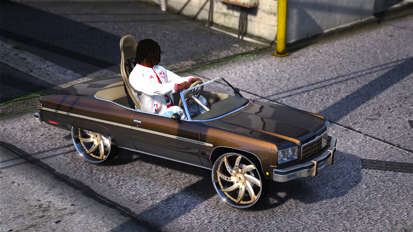 75 Donk w/ matching Go Kart
