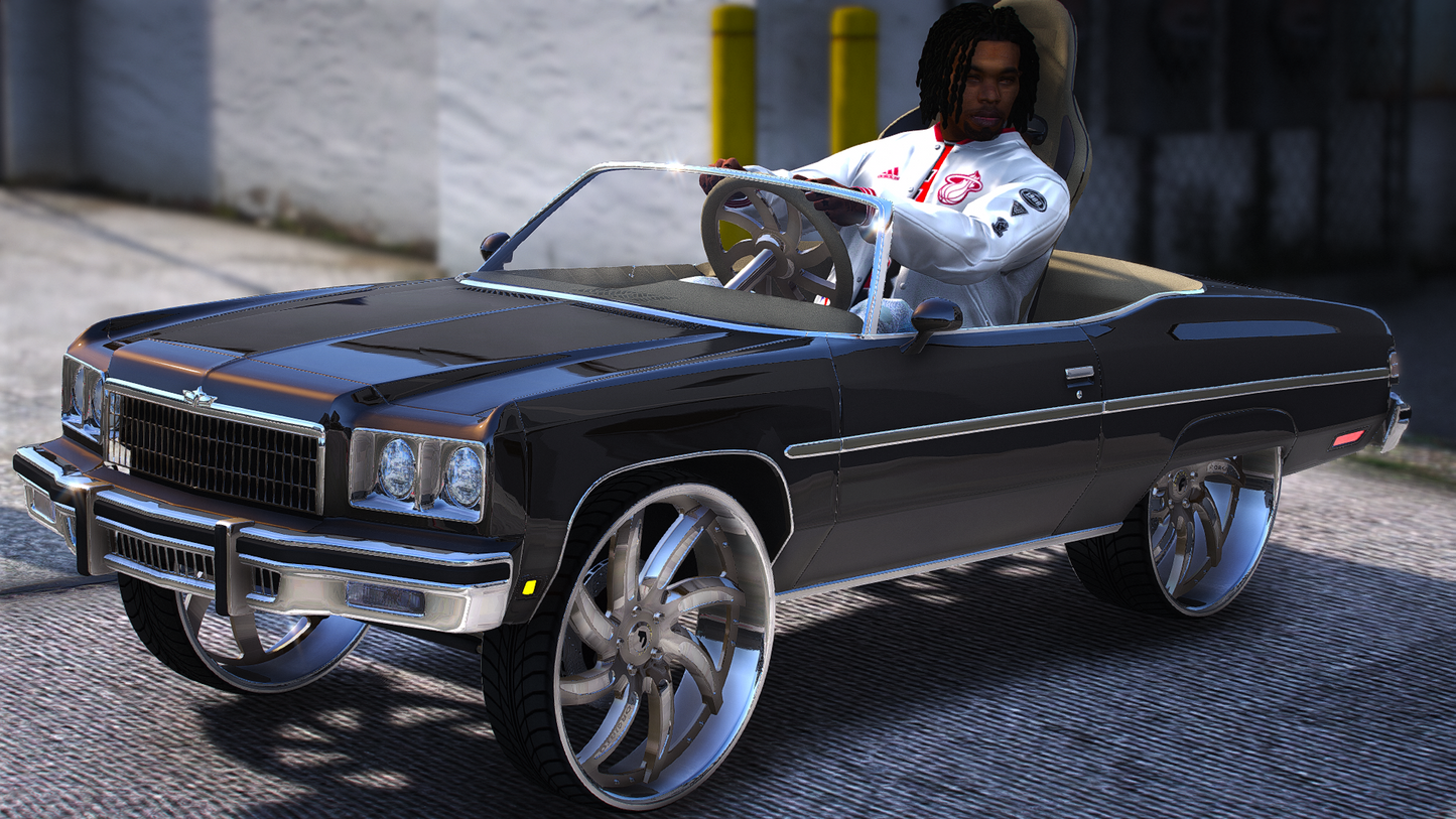 75 Donk w/ matching Go Kart
