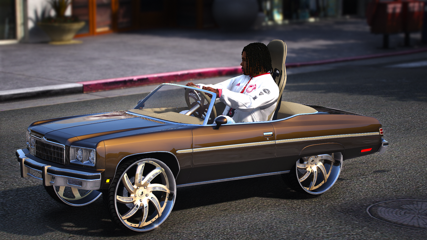 75 Donk w/ matching Go Kart