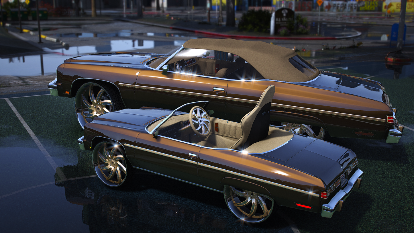 75 Donk w/ matching Go Kart