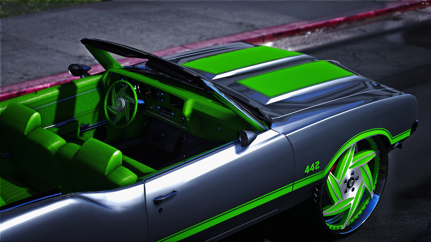 70 cutlass animated top