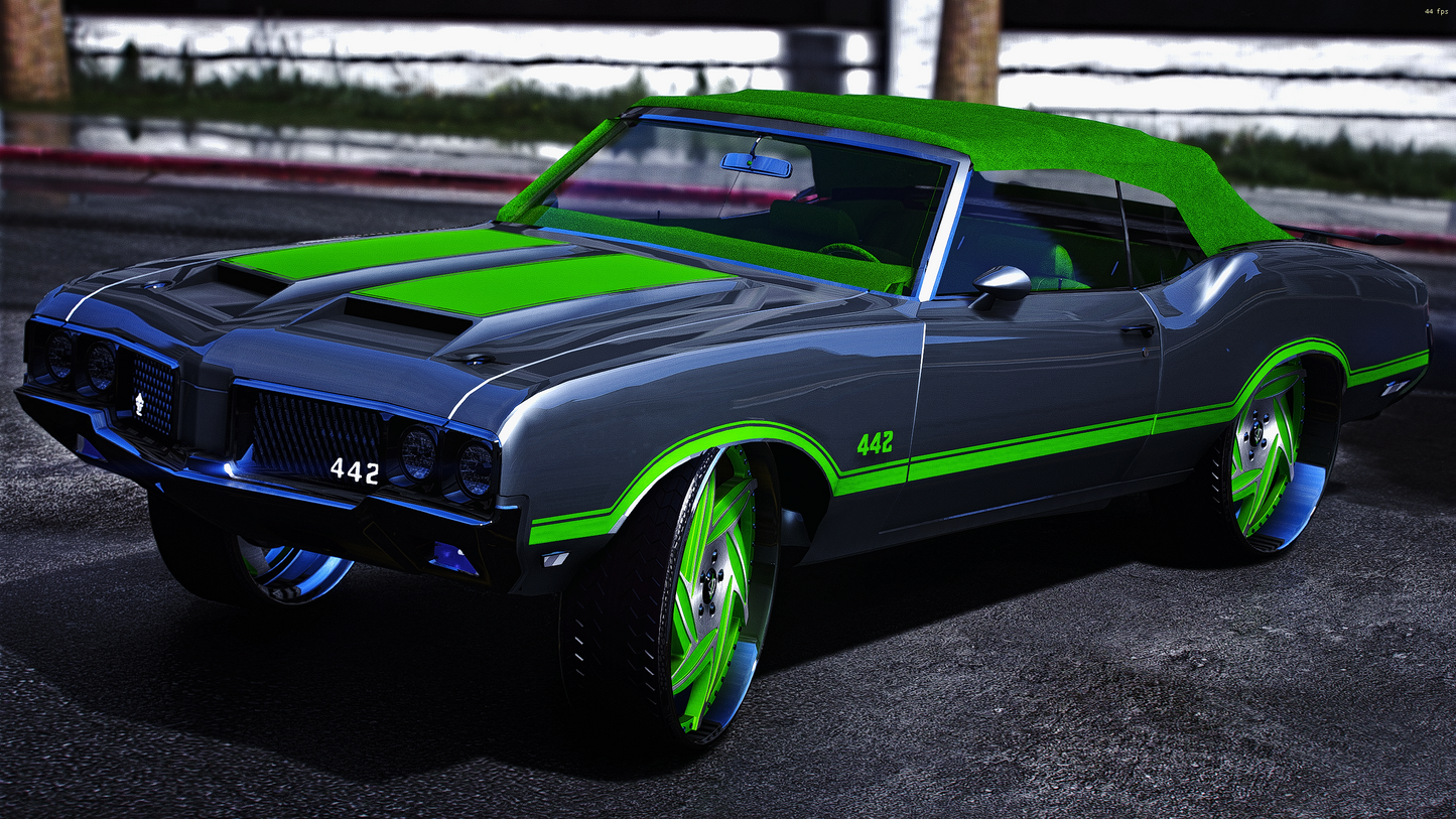 70 cutlass animated top