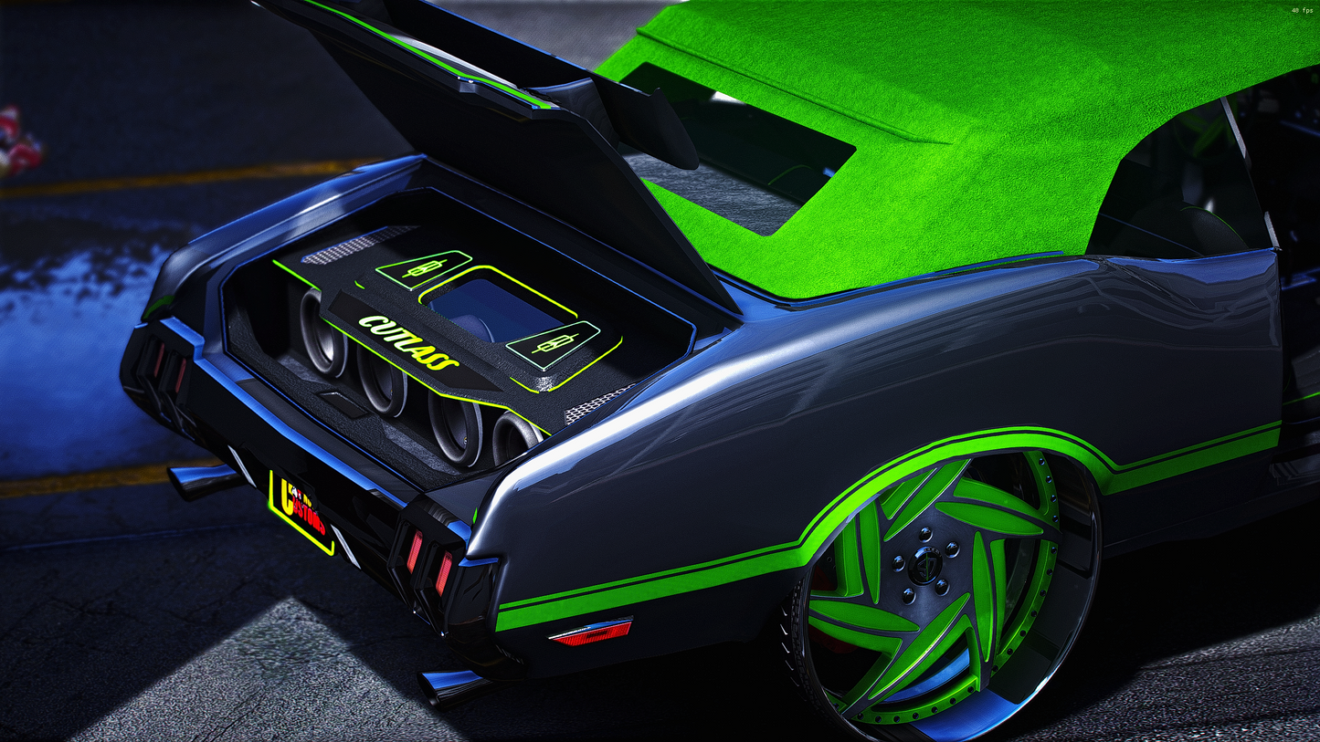 70 cutlass animated top