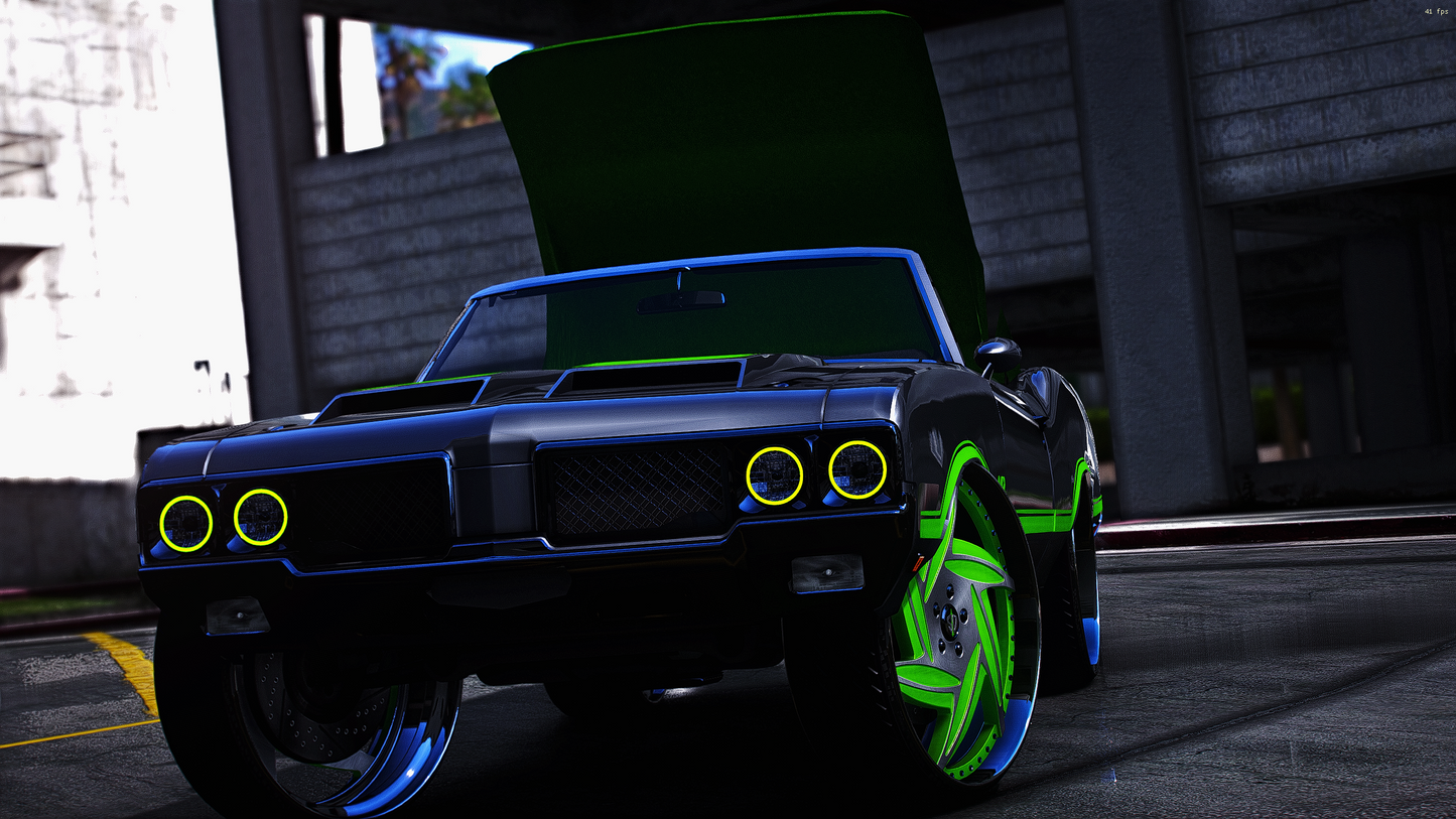 70 cutlass animated top