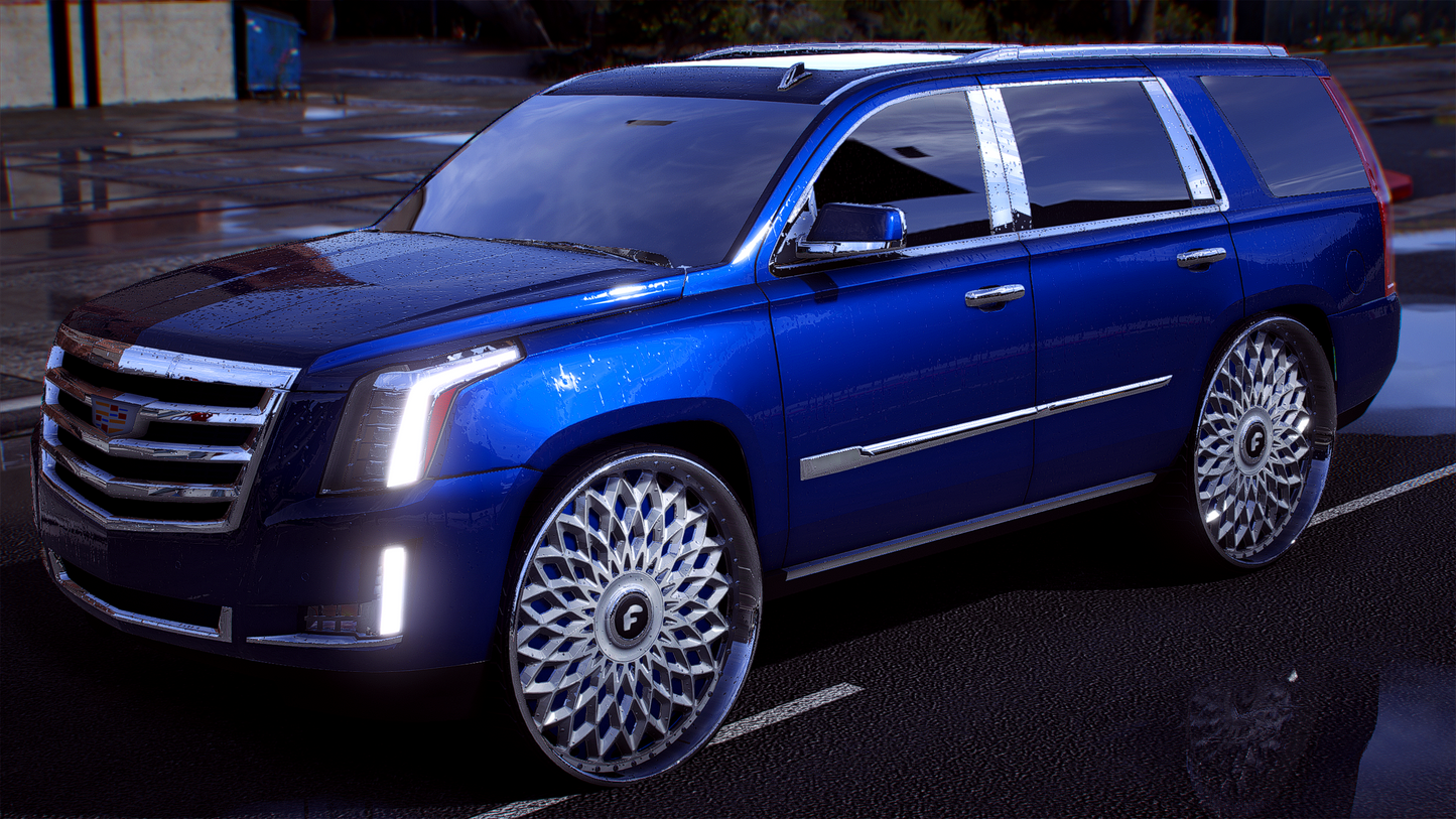 escalade on forgiato floaters