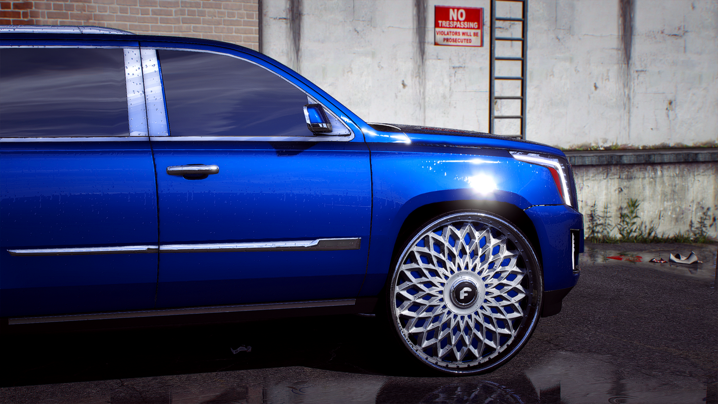 escalade on forgiato floaters