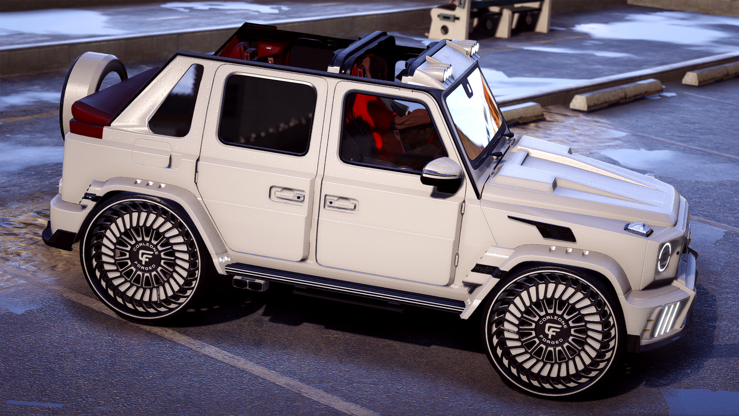 mansory convertible benz truck