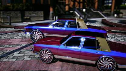 88 Box Caprice w/ matching Go Kart