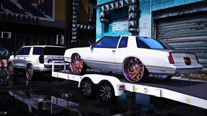 2021 SUBURBAN WITH THE SINGLE CAR TRAILER