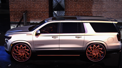 2021 SUBURBAN WITH THE SINGLE CAR TRAILER