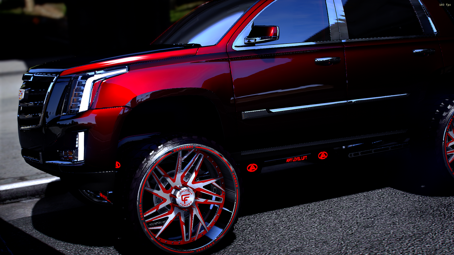 lifted escalade