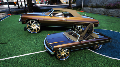 75 Donk w/ matching Go Kart