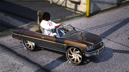 75 Donk w/ matching Go Kart