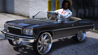 75 Donk w/ matching Go Kart